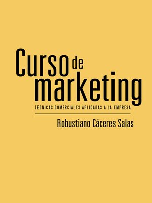 cover image of Curso de marketing